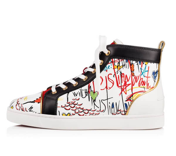 18SS新作 CHRISTIAN LOUBOUTIN クリスチャンルブタンスーパーコピー LOUIS LOUBITAG 白 スニーカー 1180212WH43